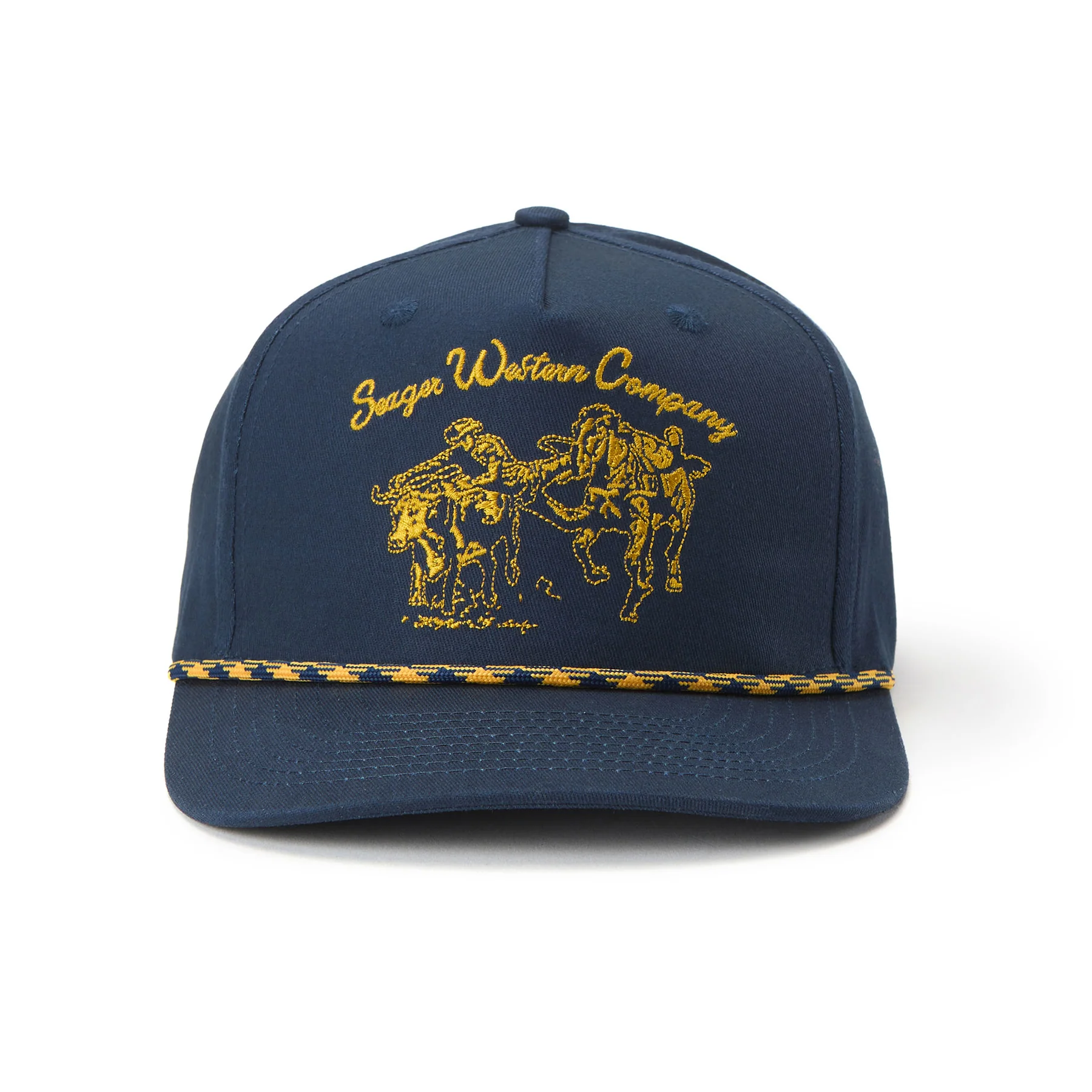 Los Rios Canvas Snapback Hat- Navy